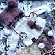 "Помпон-2" Бело-сиреневый комплект. Одежда для кукол. TashaDollOutfits. Ярмарка Мастеров.  Фото №6