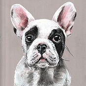 Картины и панно handmade. Livemaster - original item Pictures: French bulldog. Print from the author`s work.. Handmade.