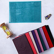 Genuine leather wallet for airline documents