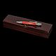 original pen are hand carved from mahogany. this gift will appeal to fans of ancient symbolism and history.
