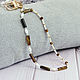 Copy of Copy of Copy of Copy of Beaded Keychain BK1460313. Bag decorations. Kroshka Bijou. My Livemaster. Фото №4