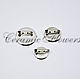 The basis for a brooch round with a hidden safety pin, silver, Blanks for jewelry, Rostov-on-Don,  Фото №1