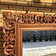 Резное зеркало из дуба. Зеркала. Дикая Груша. Ярмарка Мастеров.  Фото №4