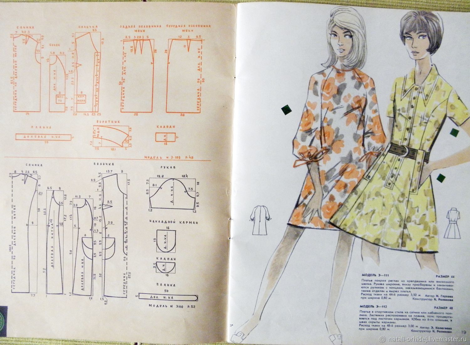 Советские журналы мод с выкройками