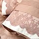 Satin bed linen with lace - ' Grillage', Bedding sets, Cheboksary,  Фото №1