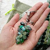 Сумки и аксессуары handmade. Livemaster - original item Keychain amulet talisman made of natural stones. Handmade.