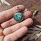 Подвеска с бирюзой "Green". Подвеска. Vadjra-jewelry. Ярмарка Мастеров.  Фото №6
