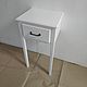 Console table with drawer Toronto white, Consoles, Moscow,  Фото №1