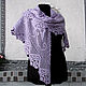 Order  Shawl-bactus Lilac. Svetlana Chernova. Livemaster. . Shawls Фото №3