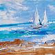 Order Painting with the sea on canvas. Annet Loginova. Livemaster. . Pictures Фото №3