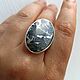 Meteorite ring 'Part of the Universe', silver. Rings. EdGems jewerly. My Livemaster. Фото №4