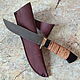 Knife 'Tiger' h12mf birch bark hornbeam, Knives, Vorsma,  Фото №1