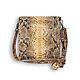 Zala Python leather handbag. Crossbody bag. Exotic Workshop Python Fashion. Online shopping on My Livemaster.  Фото №2