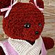 МИШель вязаная игрушка медведь спицами. Мягкие игрушки. 33 ПЕТЛИ. Паршина Елена. Интернет-магазин Ярмарка Мастеров.  Фото №2