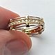 Ring: ' Juvenia'- moissanites, gold. Rings. masterskai. My Livemaster. Фото №5