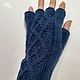 Knitted mitts with fingers 101 S, 215. Mitts. HOBBIMANIYA. Online shopping on My Livemaster.  Фото №2