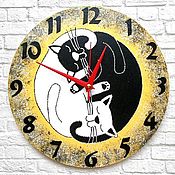 Children's wall clock Dog - man's best friend)