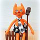 Заказать Рыжий кот. 'Чудесные игрушки'. Ярмарка Мастеров. . Мягкие игрушки Фото №3