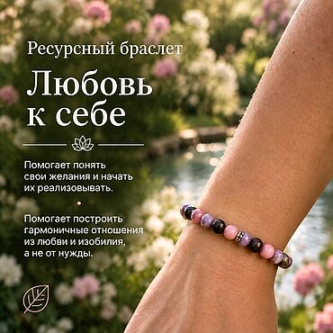 Украшения ручной работы. Ярмарка Мастеров - ручная работа Браслет Любовь к себе для понимания своих желаний, женский браслет. Handmade.