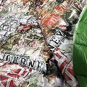 Материалы для творчества handmade. Livemaster - original item Fabrics:JACKET DOUBLE-SIDED COATING DWR- AUTUMN - ITALY. Handmade.