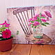 The painting 'Summer bouquet with butterfly' oil on canvas 30/40, Pictures, Moscow,  Фото №1