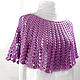 Order Crochet cape 'Festive'. Lisonok (Lisonok). Livemaster. . Capes Фото №3