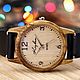 Wooden watches, women's watches, oak, 01A3530OO, Watches, Chernovtsy,  Фото №1