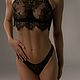 Холтер из Шантильи. Комплект нижнего белья. Комплекты белья. Natali Lingerie / Нижнее бельё ручной работы!. Интернет-магазин Ярмарка Мастеров.  Фото №2