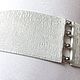 Order White Silver elastic waistband of any height 5200 and 11000 rub. elastic belt. Livemaster. . Belt Фото №3