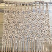 Абажур- макраме диаметром 25 см из витой верёвки