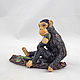 Statuette of a Monkey - the symbol of 2016. ceramics elena zaichenko
