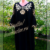 Одежда handmade. Livemaster - original item Dress in the style boho. len. Handmade.
