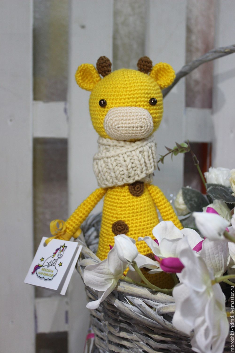 Жирафик Little Bear Crochet подарок ручной работы в интернет-магазине на  Ярмарке Мастеров | Мягкие игрушки, Москва - доставка по России. Товар  продан.