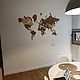 Карта мира на стену. Карты мира. Wooden3Dmap. Ярмарка Мастеров.  Фото №5