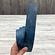 Ременные заготовки 3,5-3,7 мм Alaska SKA34 (синий). Кожа. Prima Pelle (Марина). Ярмарка Мастеров.  Фото №5