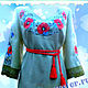 Order Dress 'Poppies'. Славяночка-вышиваночка (oksanetta). Livemaster. . Dresses Фото №3