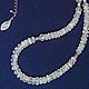 Колье из адуляра Полярная звезда. Колье. Елена Любимые камни LoveStone. Ярмарка Мастеров.  Фото №4
