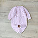 Заказать Комбинезон для новорожденной девочки подарок на выписку. MELISSA for baby. Ярмарка Мастеров. . Комбинезоны детские Фото №3