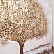 Бальшая интерьерная картина золотое дерево Пейзаж в стиле лофт. Картины. Ирина Прокофьева  коллекция живописи. Ярмарка Мастеров.  Фото №6