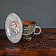 Кружка Rock 'n' roll cappuccino. Кружки и чашки. Арт-салон 'Райское яблоко'.. Ярмарка Мастеров.  Фото №4