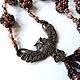 Beads with owl pendant'. Beads2. azurhimmel (azurhimmel). Online shopping on My Livemaster.  Фото №2