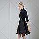 Black wool dress Military. Dresses. MUZA. Online shopping on My Livemaster.  Фото №2