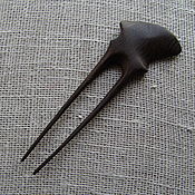 Hair clip from birch cap