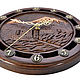 Order Carved wall clock 'Free mountains' 30. H-Present more, than a gift!. Livemaster. . Interior elements Фото №3