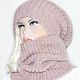 Заказать "Николетта" комплект вязаный (шапка, шапка женская). Ирина(shvilinka.knit). Ярмарка Мастеров. . Шапки Фото №3