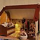 Кукольный дом для Барби Винтаж. Кукольные домики. Екатерина. Кукольная миниатюра. Ярмарка Мастеров.  Фото №6