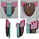 Decorative hanger in the children's Elk with colored horns. Furniture for a nursery. Woodanddecor. My Livemaster. Фото №4