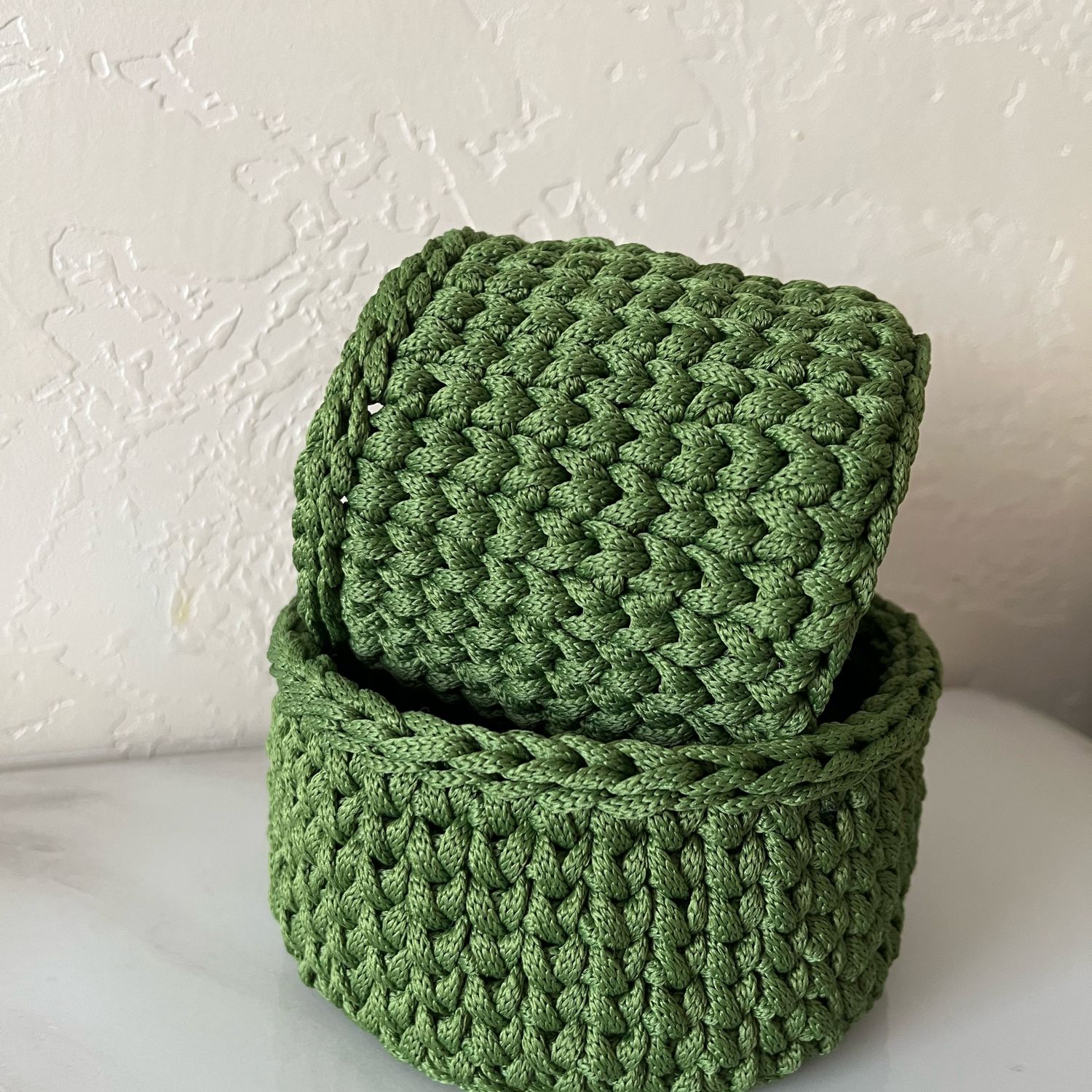 Корзинки из полиэфриного шнура в интернет-магазине Ярмарка Мастеров по ...