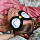 Sleep mask ' Owl». Sleep masks. Good morning. Online shopping on My Livemaster.  Фото №2
