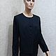 Заказать Костюм с юбкой из темно-синей шерсти с кружевом (Франция). Natalia Volkova. Ярмарка Мастеров. . Костюмы Фото №3